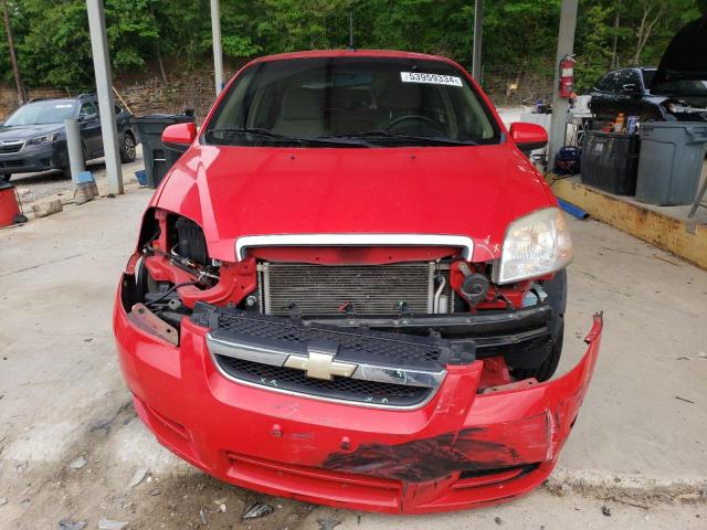 KL1TD56EX9B616444 - 2009 CHEVROLET AVEO LS Qırmızı foto 5