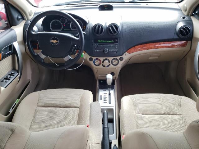 KL1TD56EX9B616444 - 2009 CHEVROLET AVEO LS Qırmızı foto 8