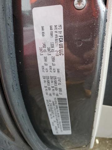 2C4RC1BG4JR234275 - 2018 CHRYSLER PACIFICA TOURING L CHARCOAL photo 13