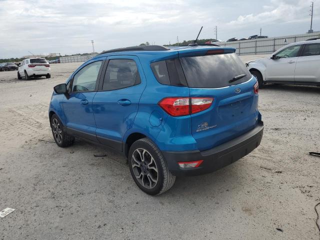 MAJ3P1TE8JC217419 - 2018 FORD ECOSPORT SE Bleu photo 2