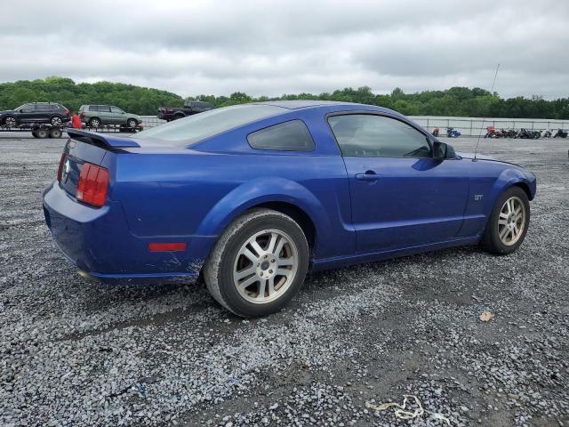 1ZVHT82H955147811 - 2005 FORD MUSTANG GT BLUE photo 3