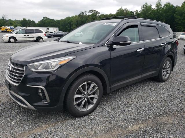 KM8SNDHF9HU252520 - 2017 HYUNDAI SANTA FE SE BLACK photo 1