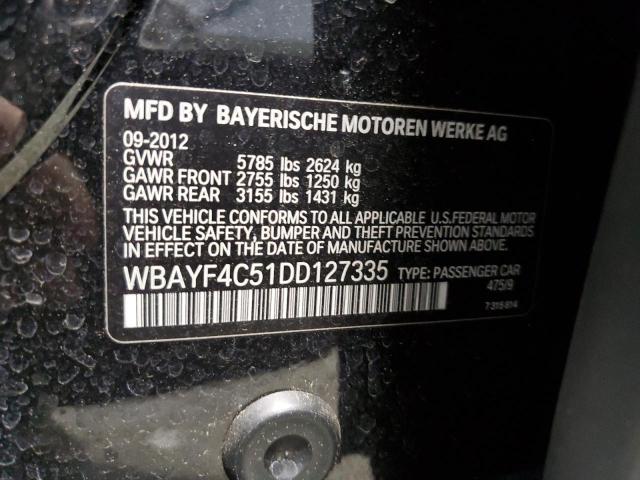 WBAYF4C51DD127335 - 2013 BMW 740 LXI BLACK photo 13