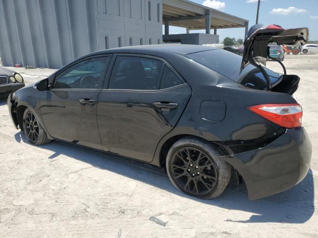 2T1BURHE3GC560984 - 2016 TOYOTA COROLLA L BLACK photo 2