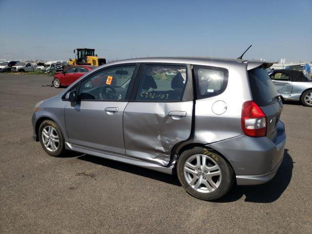 JHMGD38637S056721 - 2007 HONDA FIT S 银色 照片 2