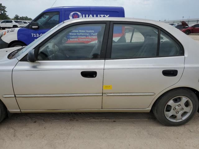 KMHCG45C41U162657 - 2001 HYUNDAI ACCENT GL SILVER photo 12