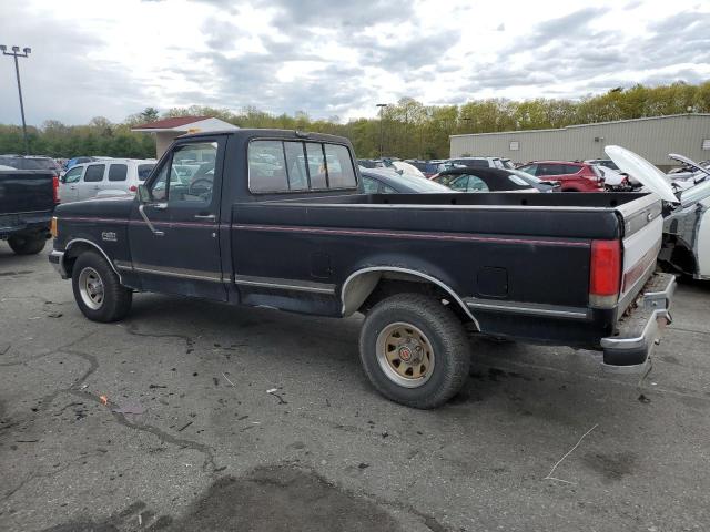 1FTEF15NXLLB18784 - 1990 FORD F150 BLACK photo 2