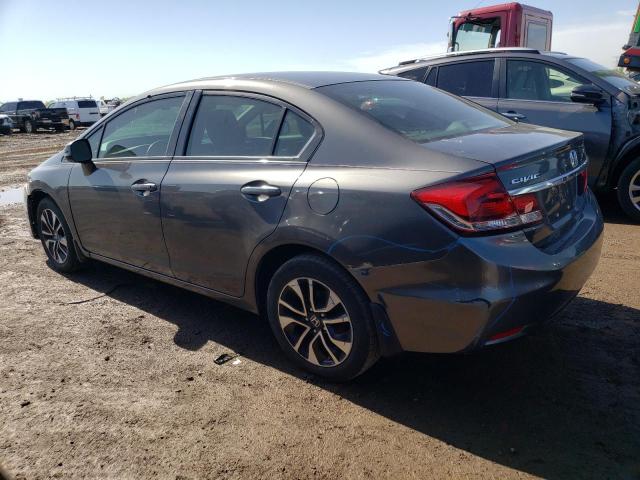 2HGFB2F95DH535141 - 2013 HONDA CIVIC EXL GRAY photo 2