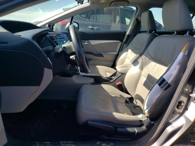 2HGFB2F95DH535141 - 2013 HONDA CIVIC EXL GRAY photo 7