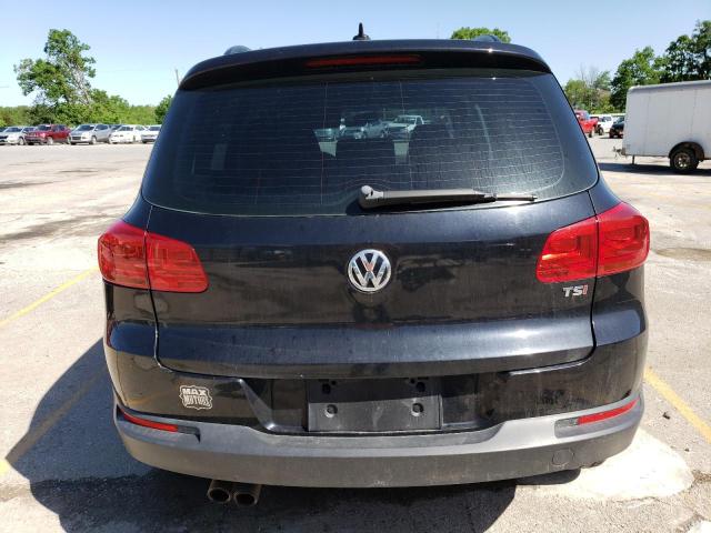 WVGAV7AX5HK053735 - 2017 VOLKSWAGEN TIGUAN S BLACK photo 6