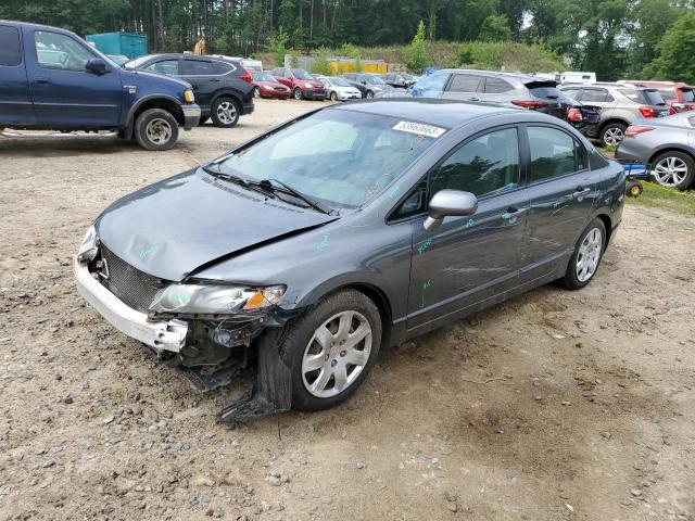 2HGFA165X9H305340 - 2009 HONDA CIVIC LX GRAY photo 1
