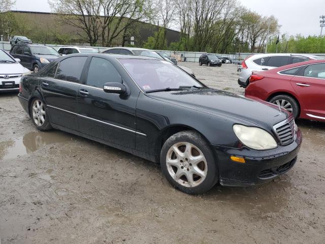 WDBNG83JX5A455460 - 2005 MERCEDES-BENZ S 430 4MATIC BLACK photo 4
