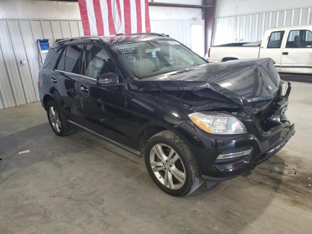 4JGDA5HB4FA528320 - 2015 MERCEDES-BENZ ML 350 4MATIC BLACK photo 4