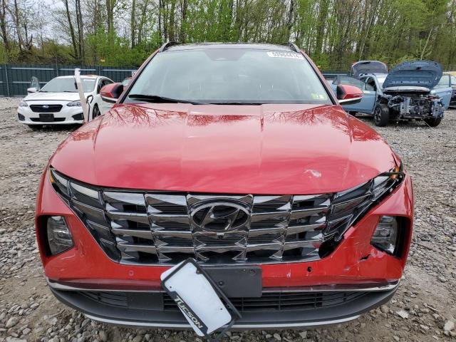 5NMJECAE6PH230492 - 2023 HYUNDAI TUCSON LIMITED RED photo 5