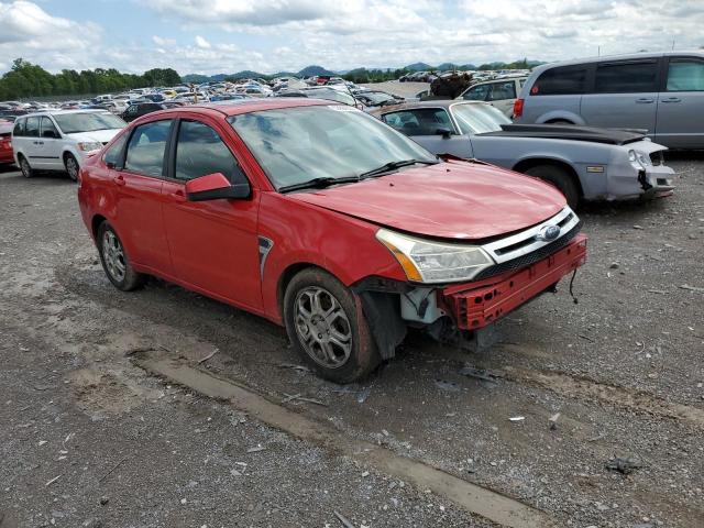 1FAHP35N78W261063 - 2008 FORD FOCUS SE RED photo 4