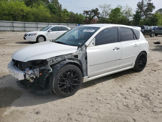 JM1BK34L581118642 - 2008 MAZDA SPEED 3 WHITE photo 1