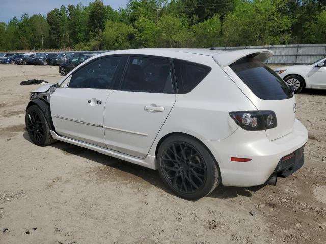 JM1BK34L581118642 - 2008 MAZDA SPEED 3 WHITE photo 2