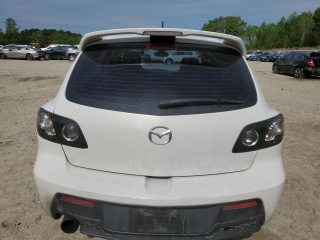 JM1BK34L581118642 - 2008 MAZDA SPEED 3 WHITE photo 6