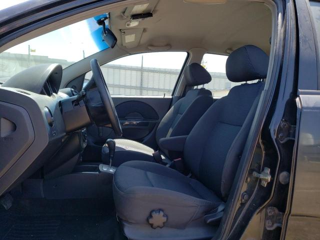 KL1TD666X7B777002 - 2007 CHEVROLET AVEO BASE BLACK photo 7