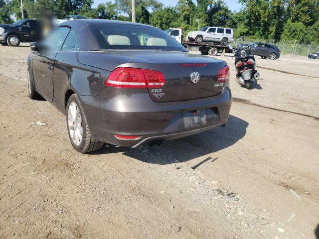 WVWBW7AH0CV014931 - 2012 VOLKSWAGEN EOS KOMFORT BROWN photo 3