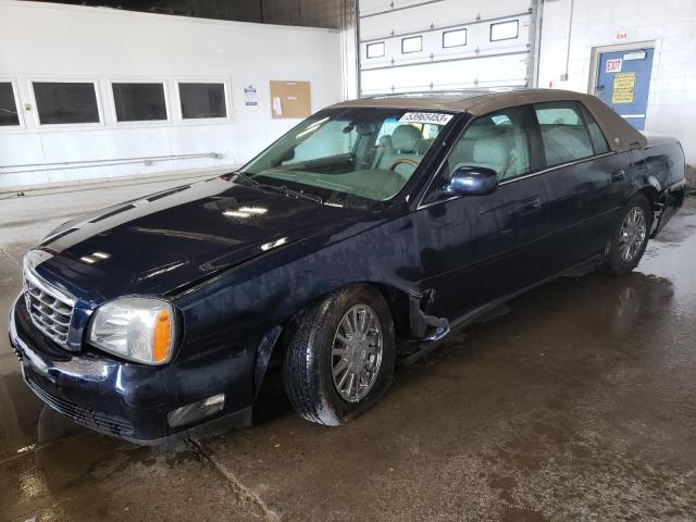 1G6KE57YX5U200678 - 2005 CADILLAC DEVILLE DHS BLUE photo 1