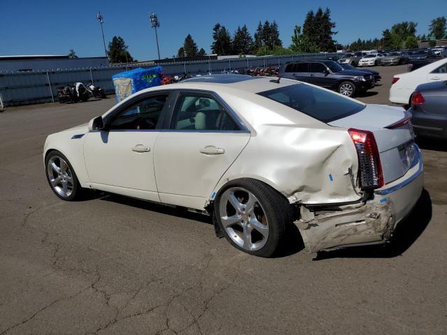 1G6DF577080187254 - 2008 CADILLAC CTS WHITE photo 2