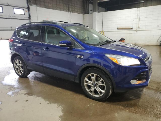 1FMCU9HX1DUA24342 - 2013 FORD ESCAPE SEL BLUE photo 4