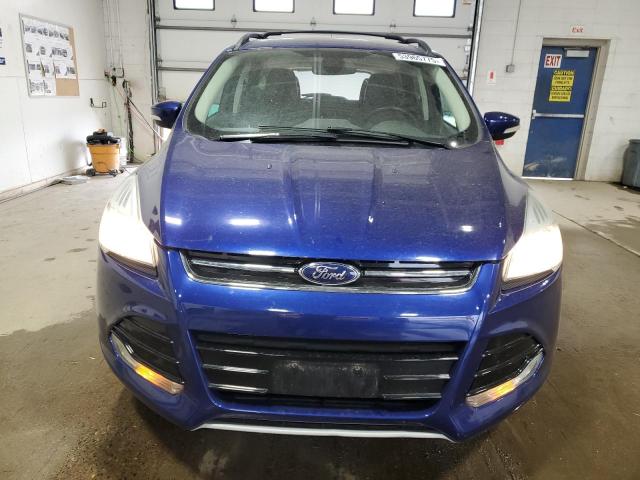 1FMCU9HX1DUA24342 - 2013 FORD ESCAPE SEL BLUE photo 5