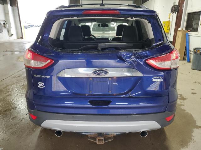 1FMCU9HX1DUA24342 - 2013 FORD ESCAPE SEL BLUE photo 6