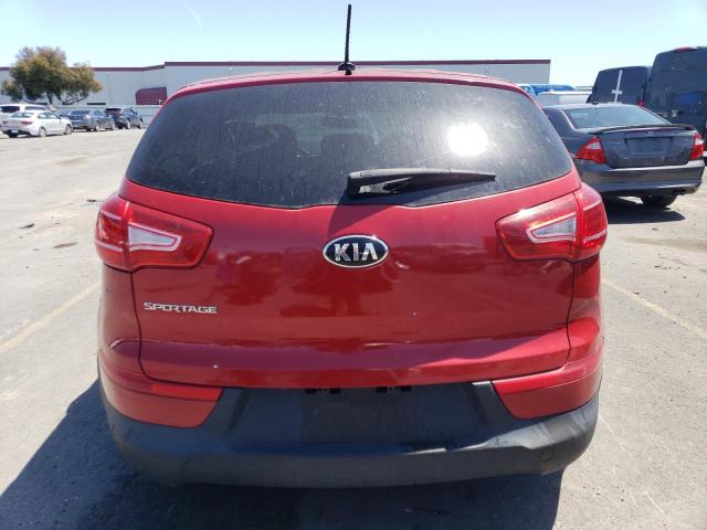 KNDPBCA2XD7444154 - 2013 KIA SPORTAGE LX RED photo 6