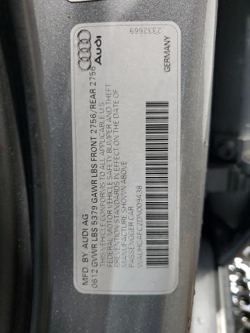 WAUHGAFC2DN009438 - 2013 AUDI A6 PRESTIGE Qara foto 12