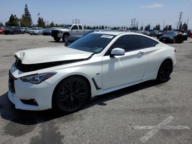 JN1EV7EK5HM360642 - 2017 INFINITI Q60 PREMIUM WHITE photo 1