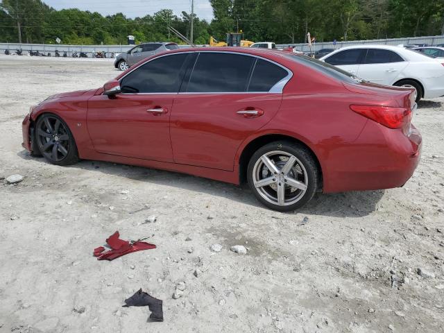 JN1BV7AP5FM344703 - 2015 INFINITI Q50 BASE RED photo 2