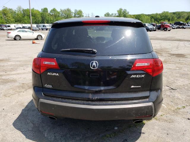 2HNYD28659H519513 - 2009 ACURA MDX TECHNOLOGY BLACK photo 6