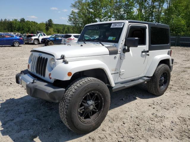 1C4AJWBG4CL280264 - 2012 JEEP WRANGLER SAHARA WHITE photo 1