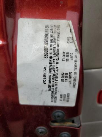 1G1ND52J53M580879 - 2003 CHEVROLET MALIBU Bordeaux Foto 12