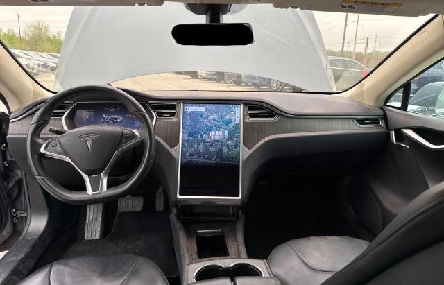 5YJSA1CN1DFP07747 - 2013 TESLA MODEL S GRAY photo 9