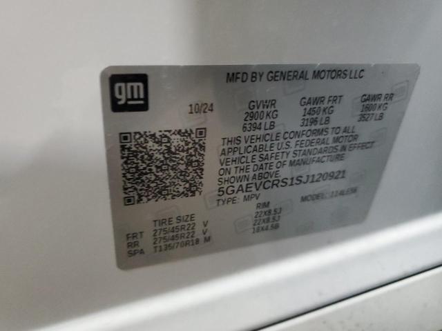 5GAEVCRS1SJ120921 - 2025 BUICK ENCLAVE AVENIR WHITE photo 14