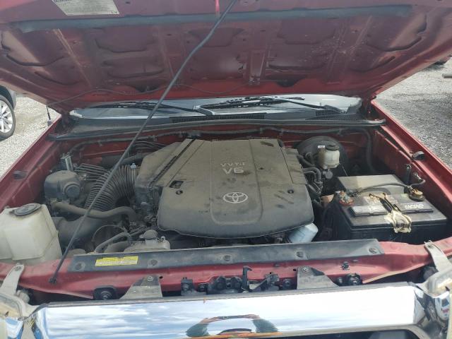 3TMJU4GN8DM152788 - 2013 TOYOTA TACOMA DOUBLE CAB PRERUNNER RED photo 11