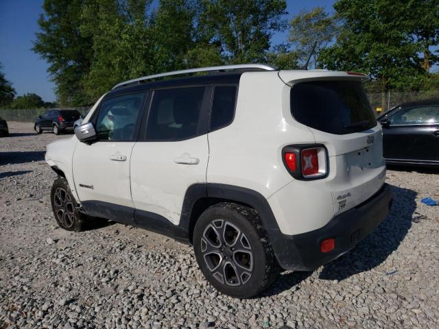 ZACCJBDT2GPC65470 - 2016 JEEP RENEGADE LIMITED WHITE photo 2