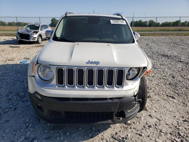 ZACCJBDT2GPC65470 - 2016 JEEP RENEGADE LIMITED WHITE photo 5