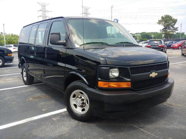 1GCWGAFF8H1114826 - 2017 CHEVROLET EXPRESS G2 BLACK photo 1