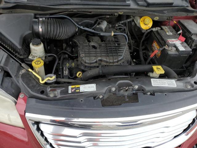 2C4RC1CGXER311512 - 2014 CHRYSLER TOWN & COU TOURING L MAROON photo 12