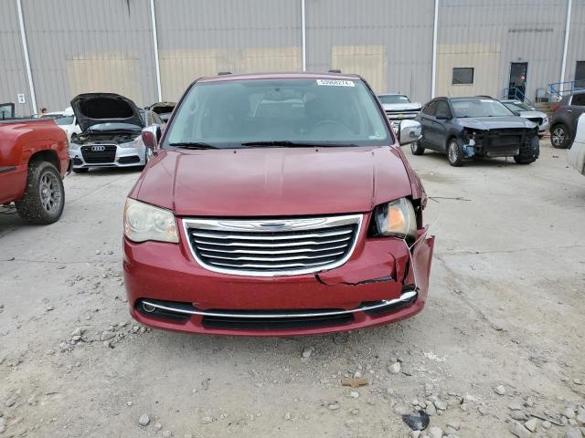 2C4RC1CGXER311512 - 2014 CHRYSLER TOWN & COU TOURING L MAROON photo 5