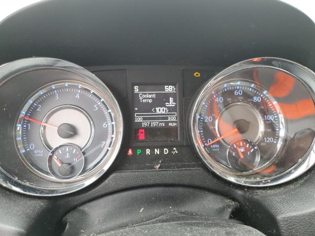 2C4RC1CGXER311512 - 2014 CHRYSLER TOWN & COU TOURING L MAROON photo 9