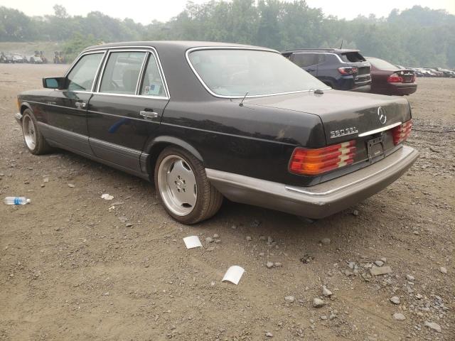 WDBCA39EXMA603580 - 1991 MERCEDES-BENZ 560 SEL BLACK photo 2