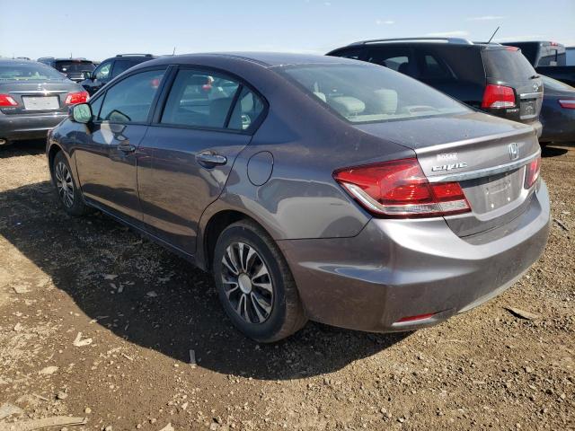 19XFB2F55FE085517 - 2015 HONDA CIVIC LX GRAY photo 2