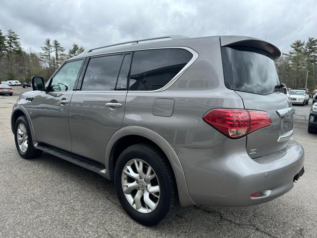 JN8AZ2NC6E9351687 - 2014 INFINITI QX80 GRAY photo 3