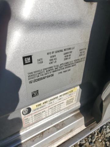 1G1ZC5E0XAF164156 - 2010 CHEVROLET MALIBU 1LT 银色 照片 13