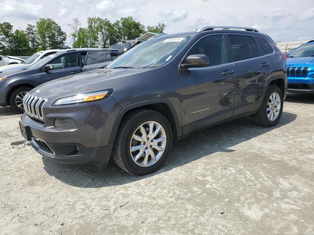 1C4PJMDSXFW703691 - 2015 JEEP CHEROKEE LIMITED GRAY photo 1